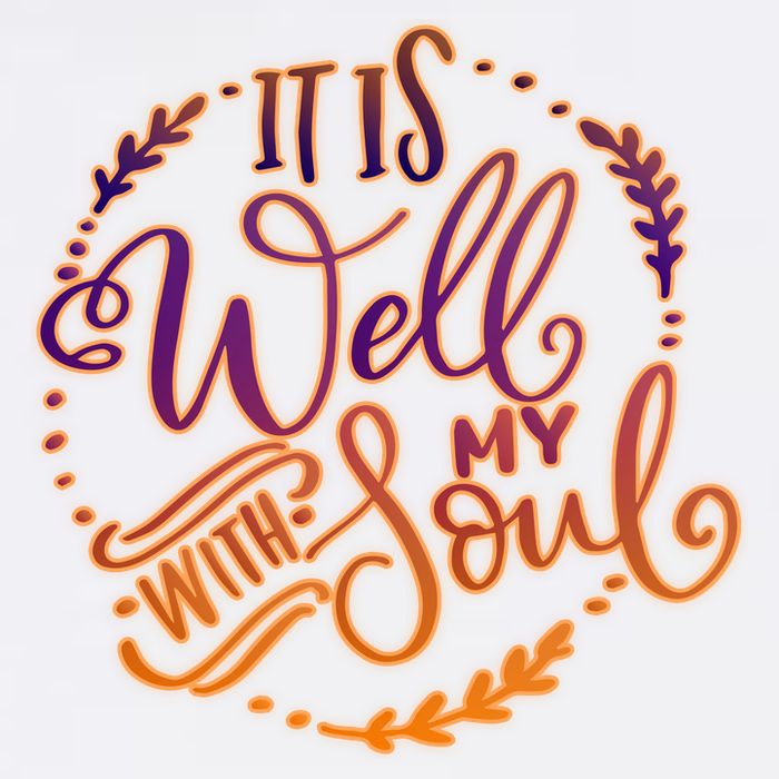 It Is Well With My Soul Garment-Dyed Sweatshirt