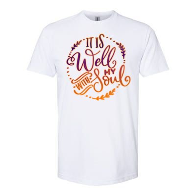 It Is Well With My Soul Softstyle® CVC T-Shirt