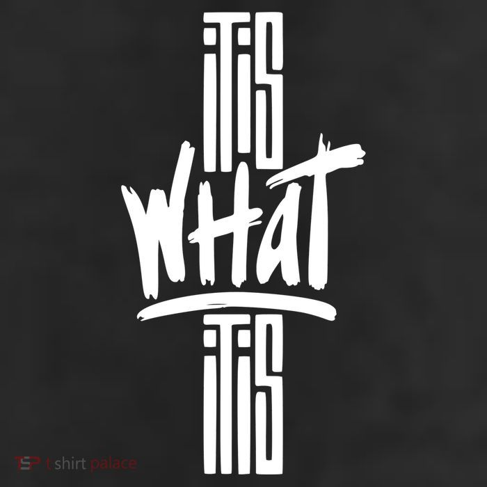 It Is What It Is Cool Style 7 Panel Mesh Trucker Snapback Hat