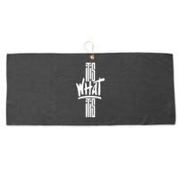 It Is What It Is Cool Style Large Microfiber Waffle Golf Towel