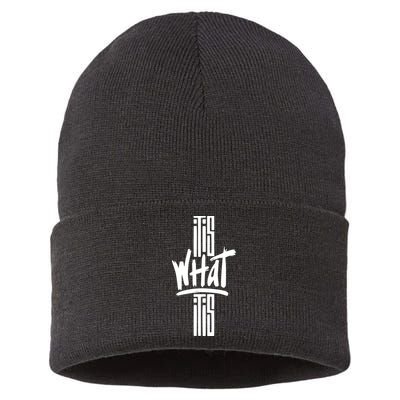 It Is What It Is Cool Style Sustainable Knit Beanie
