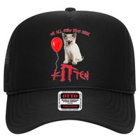IT Kitten We All Meow Down Here Funny Halloween Hat