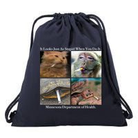 It Looks Just As Stupid When You Do It Drawstring Bag