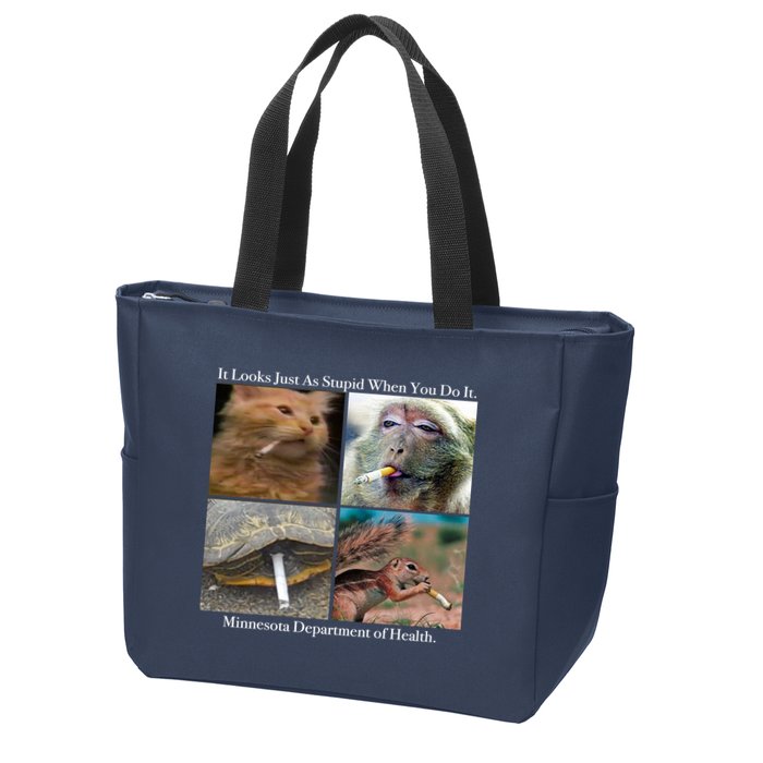 It Looks Just As Stupid When You Do It Zip Tote Bag