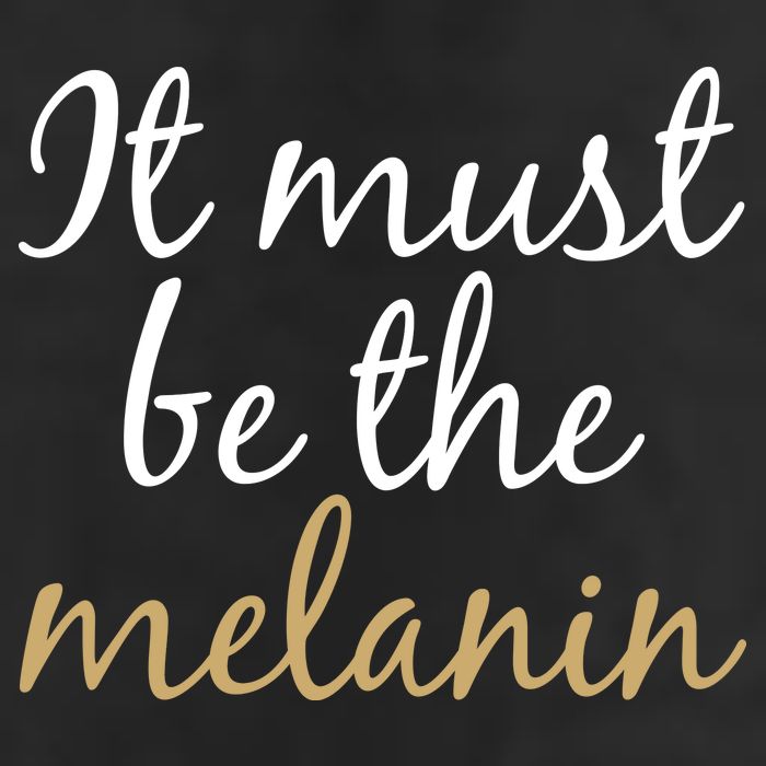 It Must be The Melanin Golf Towel
