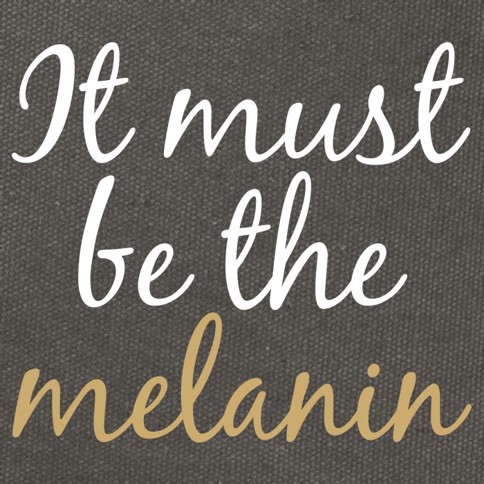 It Must be The Melanin Cotton Canvas Backpack