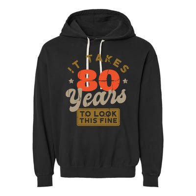 It Takes 80 Years To Look This Fine Garment-Dyed Fleece Hoodie