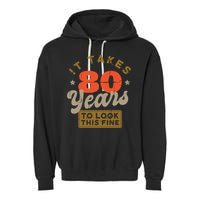 It Takes 80 Years To Look This Fine Garment-Dyed Fleece Hoodie