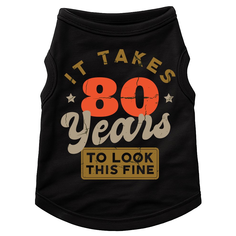 It Takes 80 Years To Look This Fine Doggie Tank