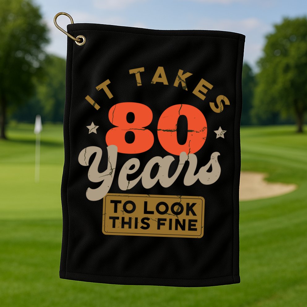 It Takes 80 Years To Look This Fine Golf Towel