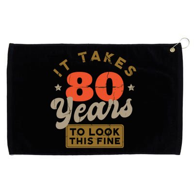 It Takes 80 Years To Look This Fine Grommeted Golf Towel