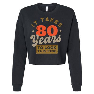 It Takes 80 Years To Look This Fine Cropped Pullover Crew