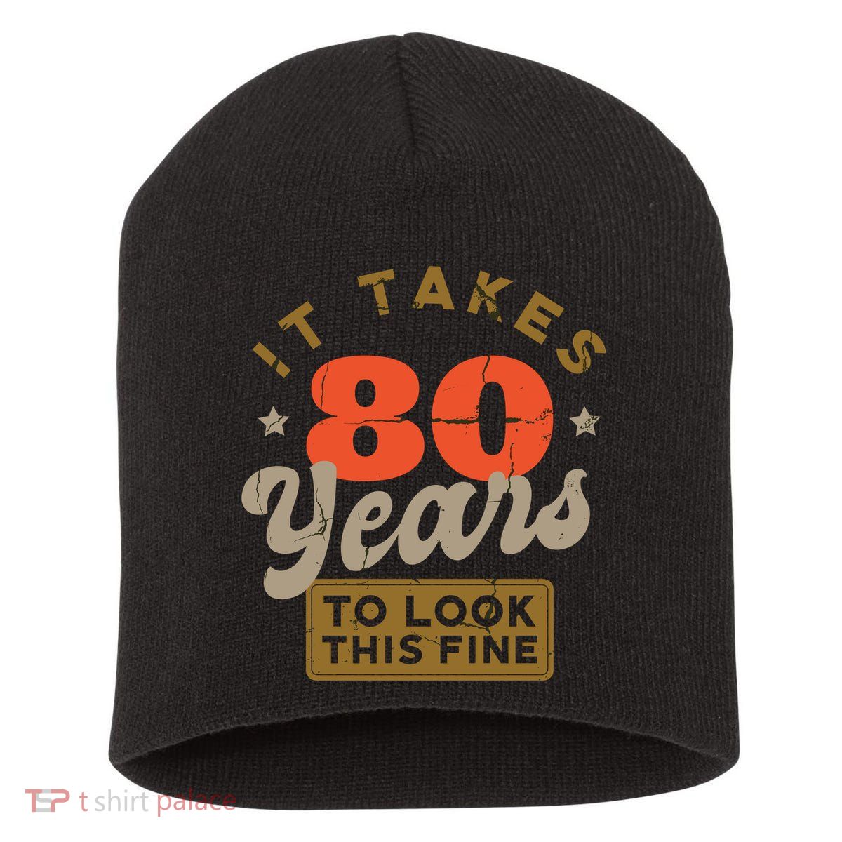 It Takes 80 Years To Look This Fine Short Acrylic Beanie