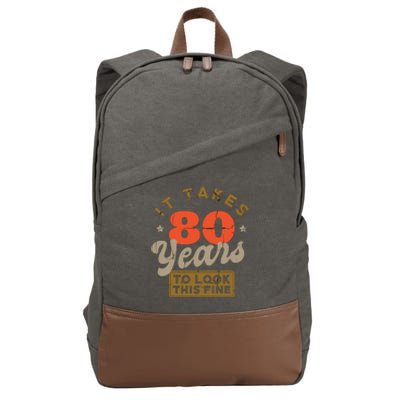 It Takes 80 Years To Look This Fine Cotton Canvas Backpack