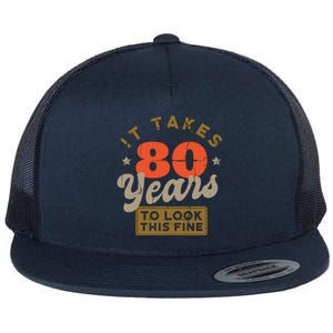 It Takes 80 Years To Look This Fine Flat Bill Trucker Hat