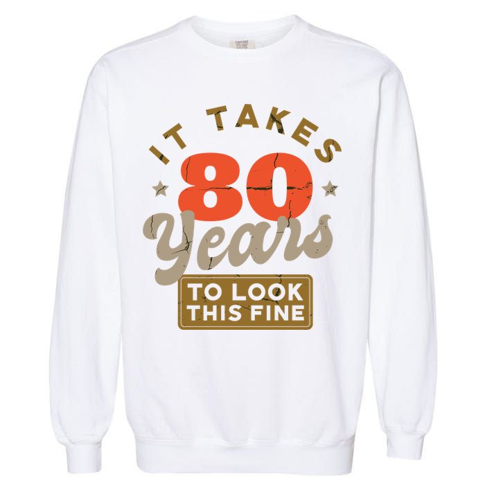 It Takes 80 Years To Look This Fine Garment-Dyed Sweatshirt