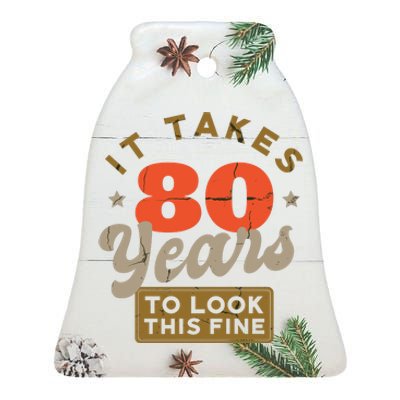 It Takes 80 Years To Look This Fine Ceramic Bell Ornament