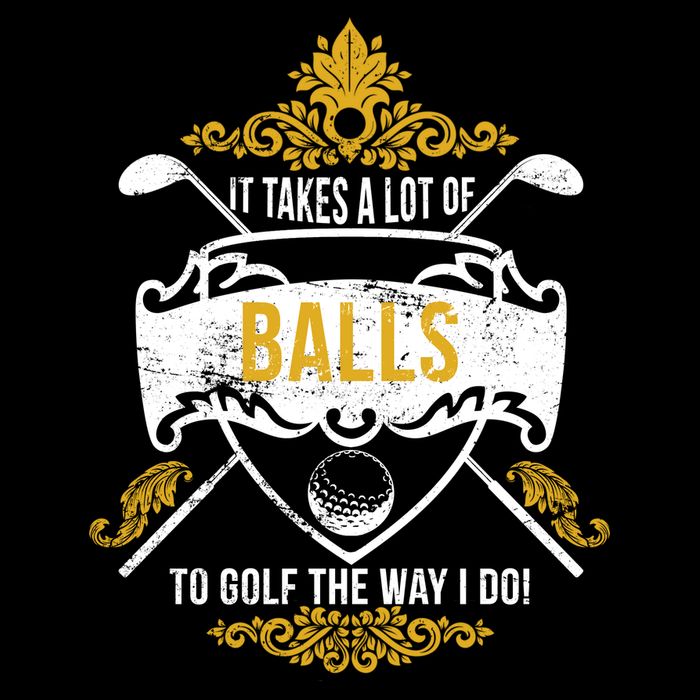 It Takes A Lot Of Balls Funny Golf USA-Made Doggie Bandana