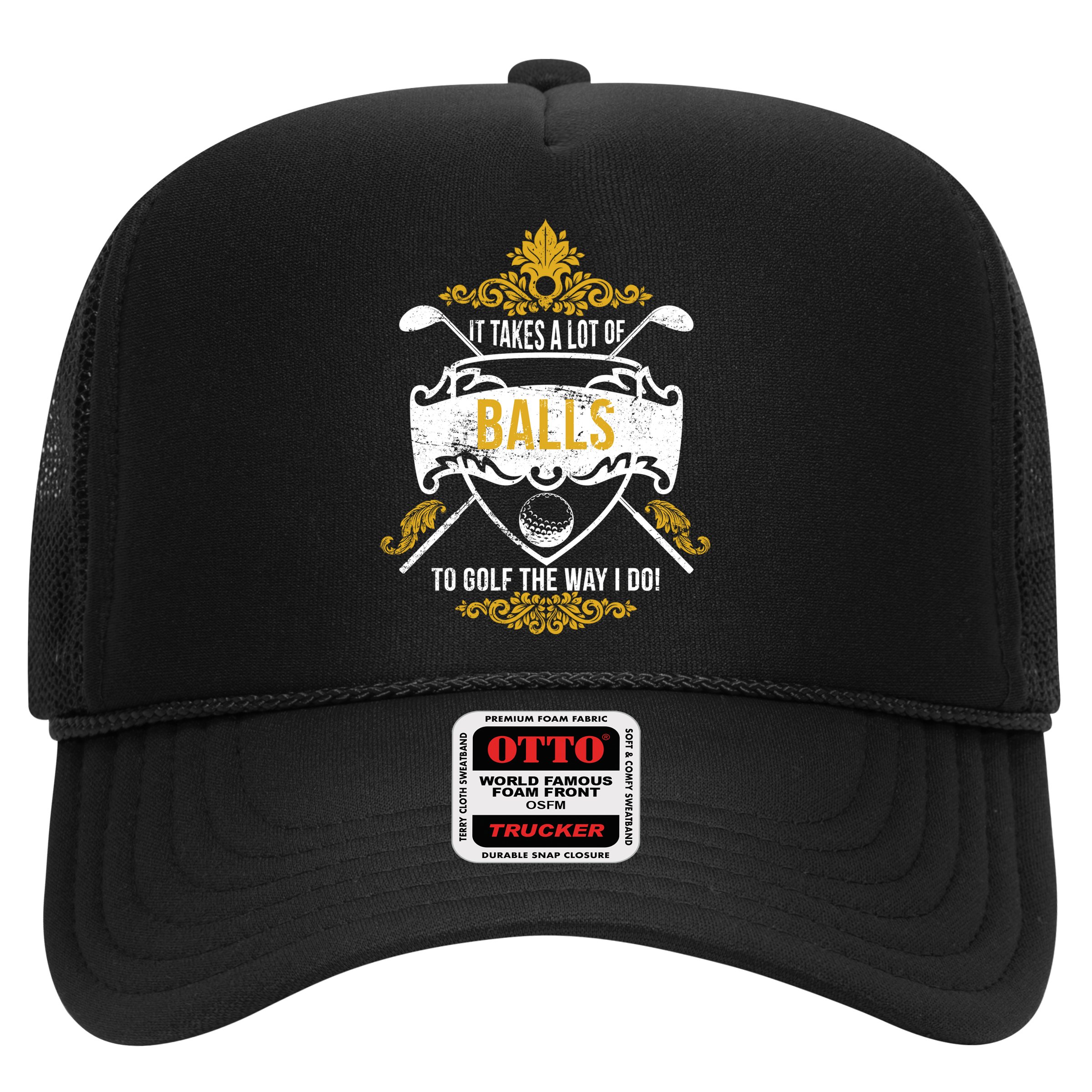 It Takes A Lot Of Balls Funny Golf Hat