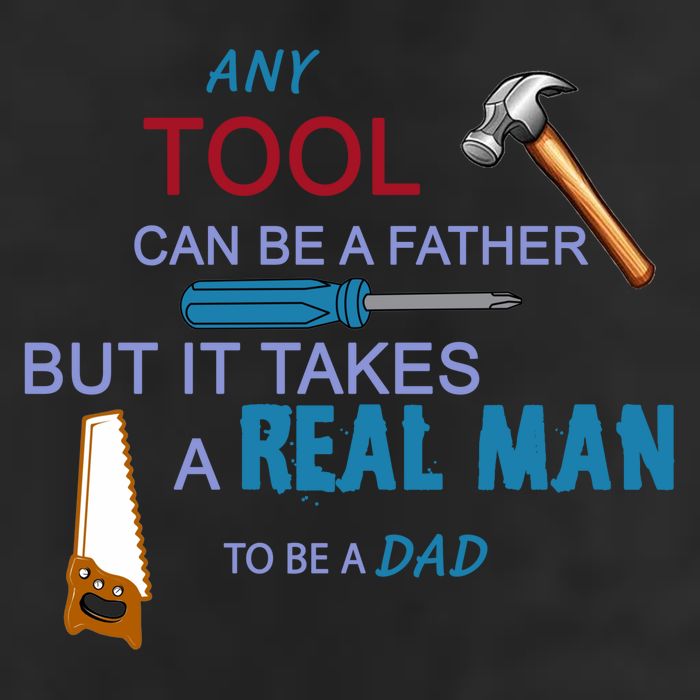 It Takes A Real Man To Be A Tool Dad  Garment-Dyed Fleece Hoodie