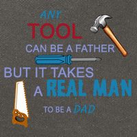 It Takes A Real Man To Be A Tool Dad  Cotton Canvas Backpack