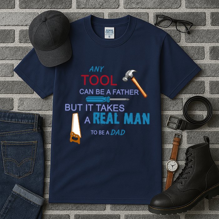 It Takes A Real Man To Be A Tool Dad  Tall T-Shirt