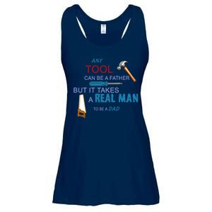 It Takes A Real Man To Be A Tool Dad  Ladies Essential Flowy Tank