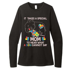 It Takes A Special Mom To Hear What A Son Cannot Say Womens CVC Long Sleeve Shirt