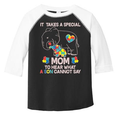It Takes A Special Mom To Hear What A Son Cannot Say Toddler Fine Jersey T-Shirt