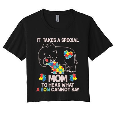 It Takes A Special Mom To Hear What A Son Cannot Say Crop Top
