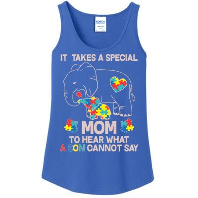 It Takes A Special Mom To Hear What A Son Cannot Say Ladies Essential Tank