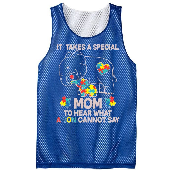 It Takes A Special Mom To Hear What A Son Cannot Say Mesh Reversible Basketball Jersey Tank