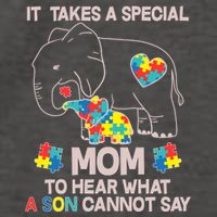 It Takes A Special Mom To Hear What A Son Cannot Say Vector Backpack