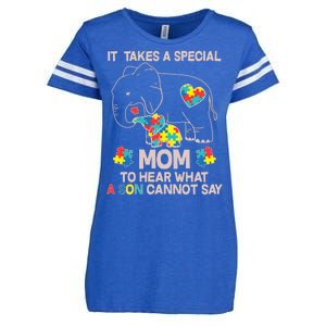 It Takes A Special Mom To Hear What A Son Cannot Say Enza Ladies Jersey Football T-Shirt