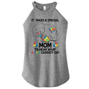 It Takes A Special Mom To Hear What A Son Cannot Say Women's Perfect Tri Rocker Tank