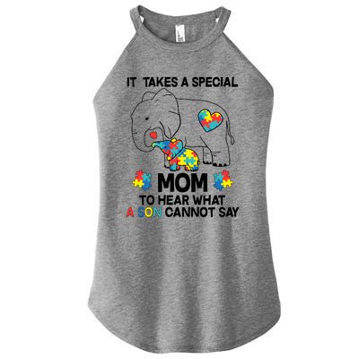 It Takes A Special Mom To Hear What A Son Cannot Say Women's Perfect Tri Rocker Tank