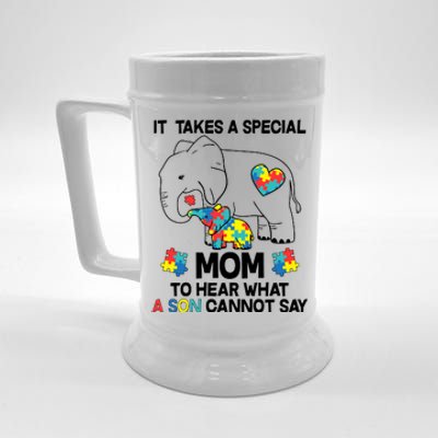 It Takes A Special Mom To Hear What A Son Cannot Say Beer Stein