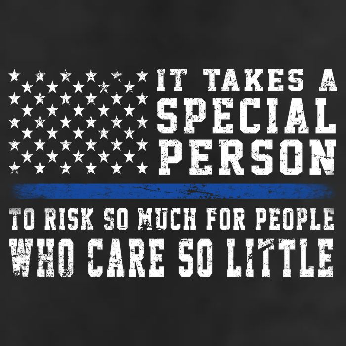 It Takes A Special Person To Be A Police Officer 7 Panel Mesh Trucker Snapback Hat