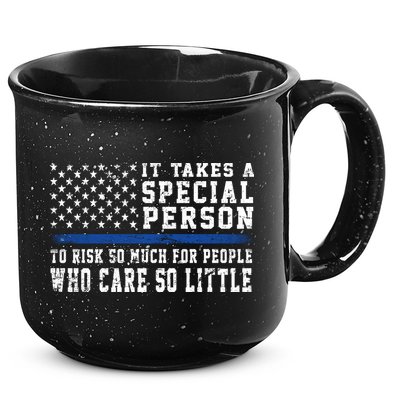 It Takes A Special Person To Be A Police Officer 15oz Campfire Ceramic Mug