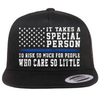 It Takes A Special Person To Be A Police Officer Flat Bill Trucker Hat