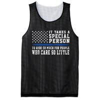 It Takes A Special Person To Be A Police Officer Mesh Reversible Basketball Jersey Tank