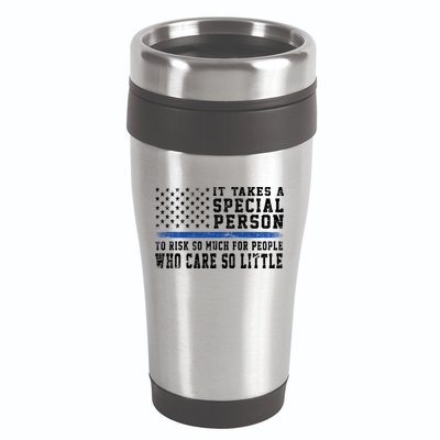 It Takes A Special Person To Be A Police Officer 16oz Travel Tumbler