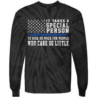 It Takes A Special Person To Be A Police Officer Tie-Dye Long Sleeve Shirt