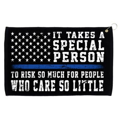 It Takes A Special Person To Be A Police Officer Grommeted Golf Towel