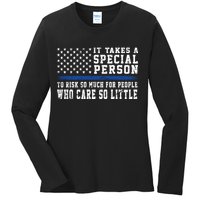 It Takes A Special Person To Be A Police Officer Ladies Long Sleeve Shirt