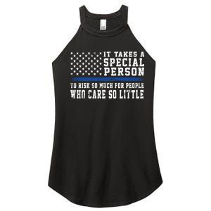 It Takes A Special Person To Be A Police Officer Women's Perfect Tri Rocker Tank