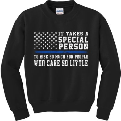 It Takes A Special Person To Be A Police Officer Kids Sweatshirt
