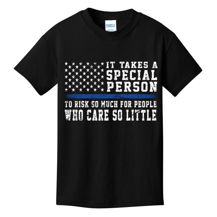 It Takes A Special Person To Be A Police Officer Kids T-Shirt
