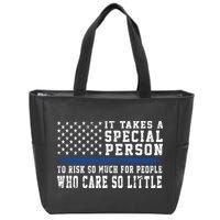 It Takes A Special Person To Be A Police Officer Zip Tote Bag