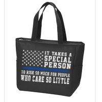 It Takes A Special Person To Be A Police Officer Zip Tote Bag